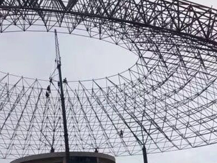 阿城篮球馆球形网架厂家价格